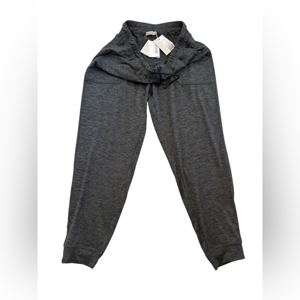 NWT Barefoot Dreams Butterchic Heavy Knit Joggers in Dark Grey Size L - Picture 4 of 6